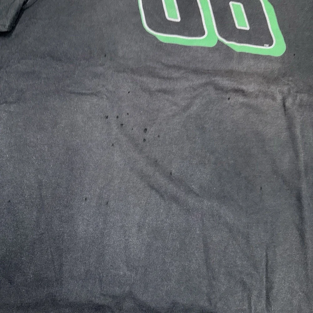 Adidas Dale Earnhardt Jr. #88 NASCAR Racing Graphic Tee Shirt XL Faded Thrashed